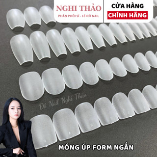 Móng úp tay form ngắn đủ size ZUMIHA hộp 300 móng Nghi Thảo