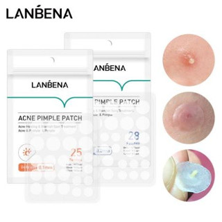 Miếng dán mụn LANBENA tràm trà - 28 miếng Dùng ban ngày ban đêm Acne Pimple Patch