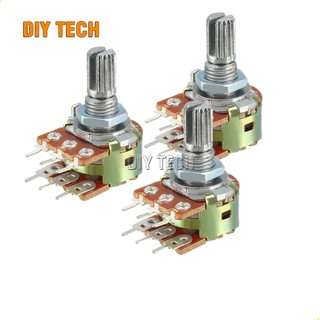 Triết Áp Đôi 6 chân 1K 2K 5K 10K 20K 50K 100K 500K 1M - Cán dài 15mm chất lượng cao