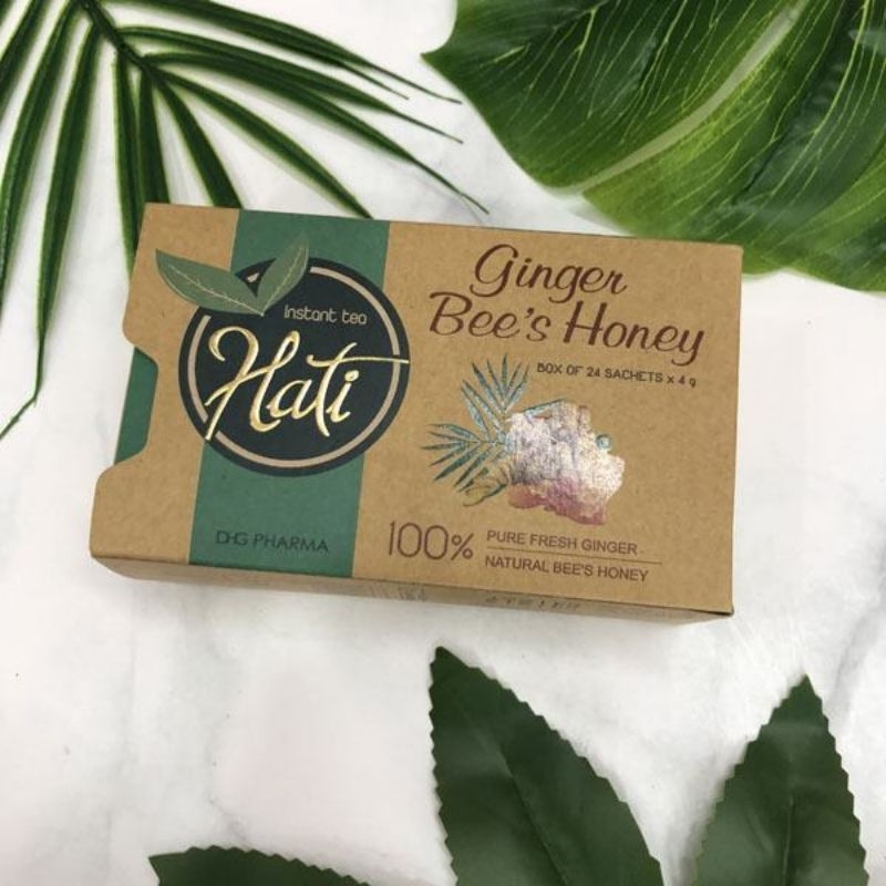 ✅ ( Chính Hãng ) Trà Gừng Mật Ong Hati (24 gói )