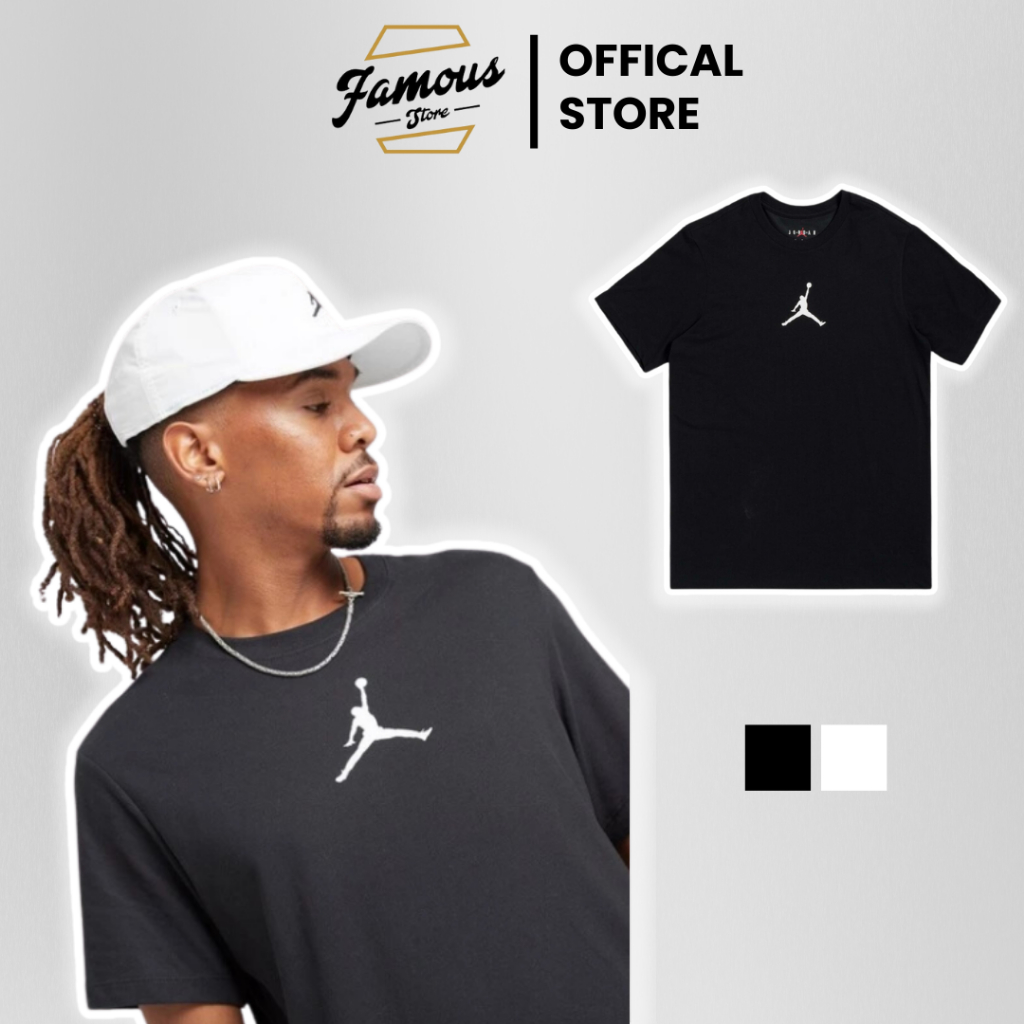 [ FULL TAG ] Áo Jordan Logo đen trắng nam nữ