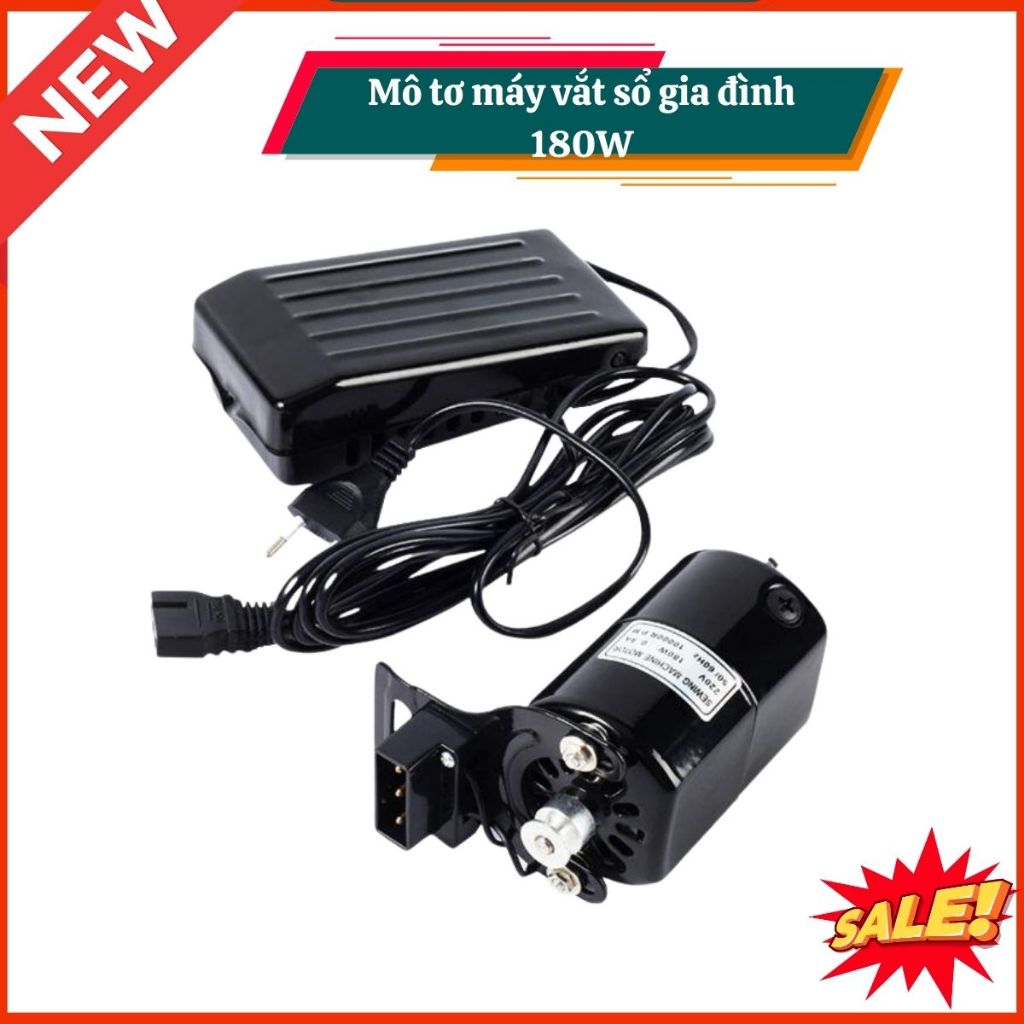 MÔ TƠ MÁY GIA ĐÌNH 180W-PHỤ KIỆN MAY