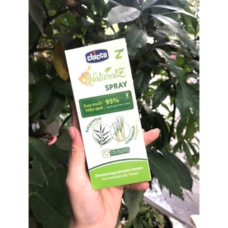 [Chính hãng]. XỊT BẢO VỆ DA CHIẾT XUẤT TINH DẦU TỰ NHIÊN (THAY XỊT XUA MUỖI) CHICCO NATỦRAL 100ml