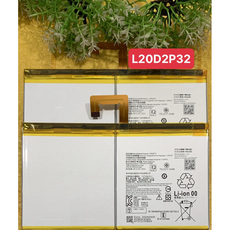 Pin Lenovo Pad Plus 11(L20D2P32)/ Pin Thay Thế Điện Thoại Lenovo Pab Plus 11( L20D2P32) Zin Mới