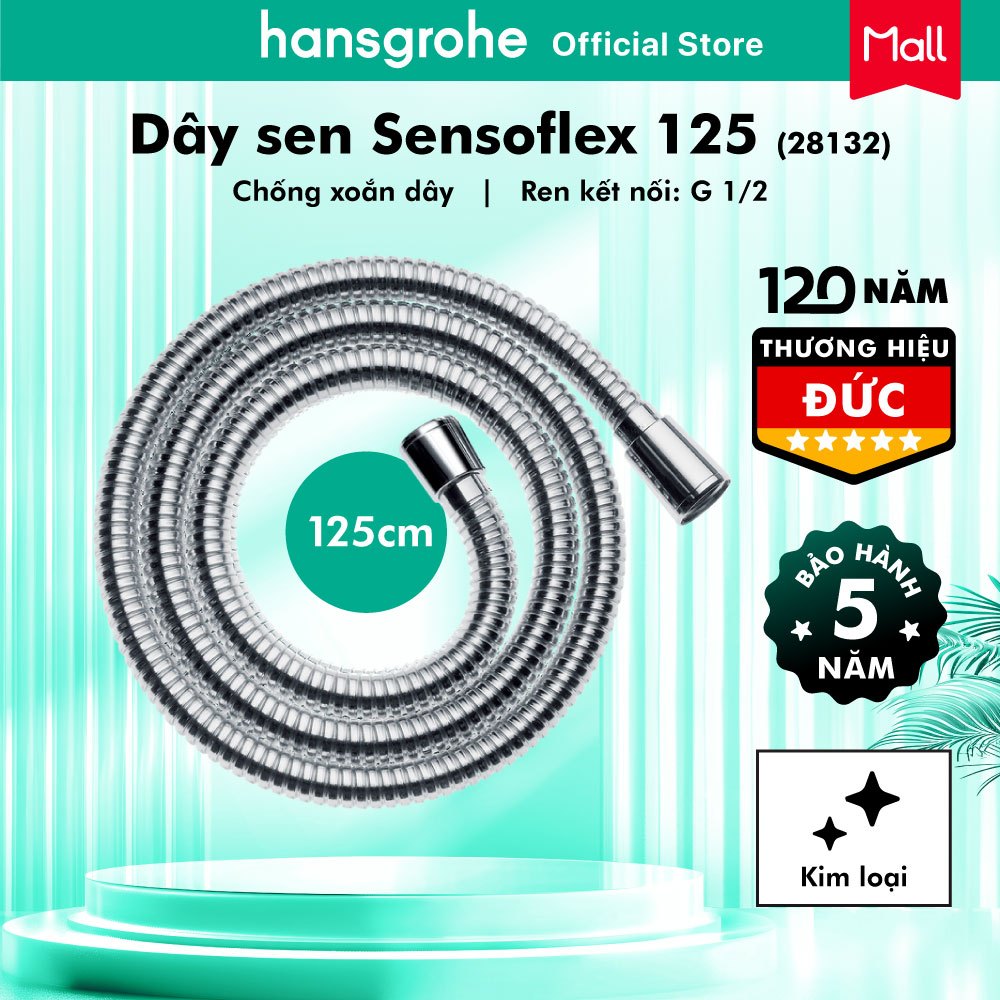 Dây sen hansgrohe Sensoflex 125 28132