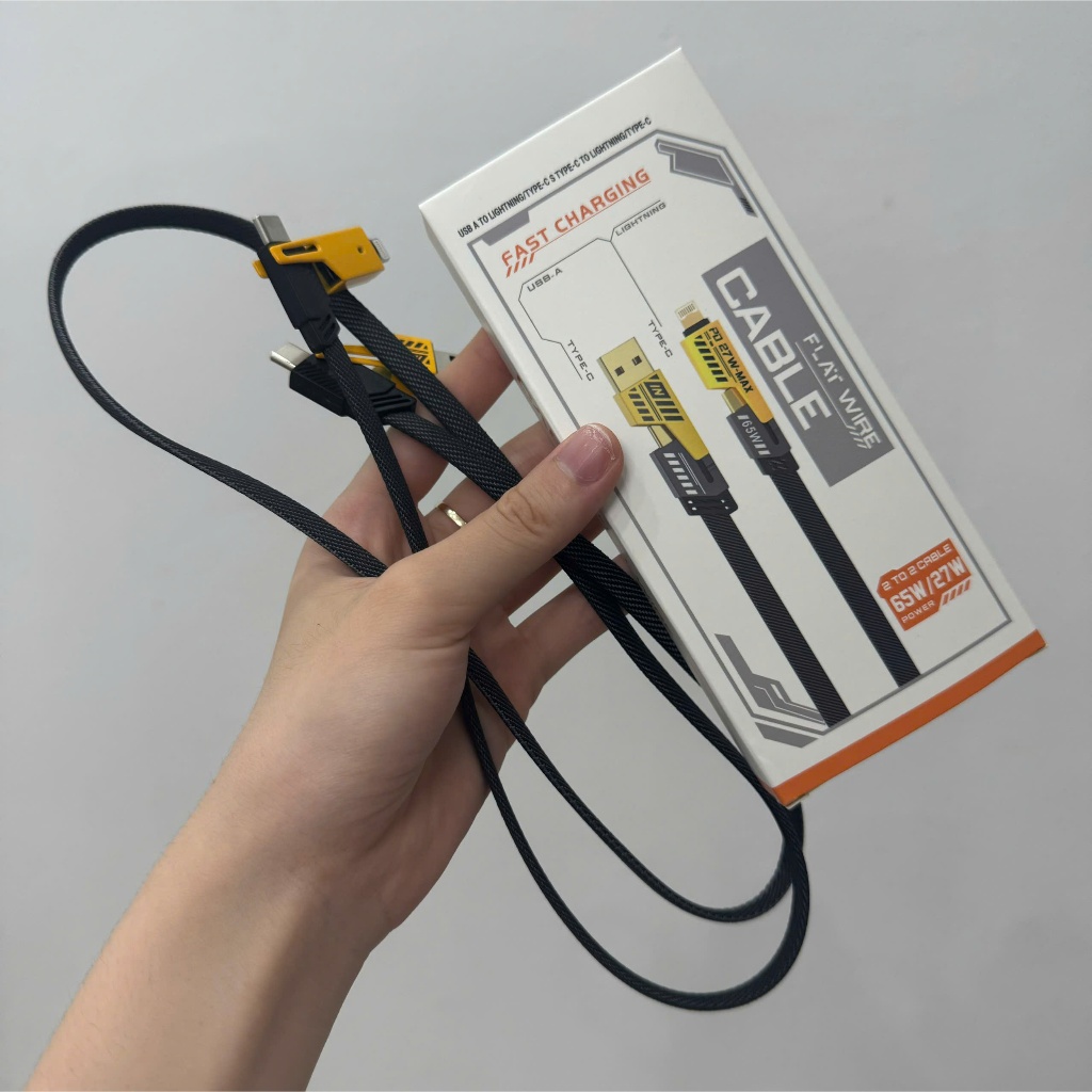 Dây Sạc Siêu Nhanh SKY JOKER 4IN1 Chống Gẫy Siêu Bền Tốc Độ Sạc Siêu Nhanh 65W Bảo Hành 12 Tháng