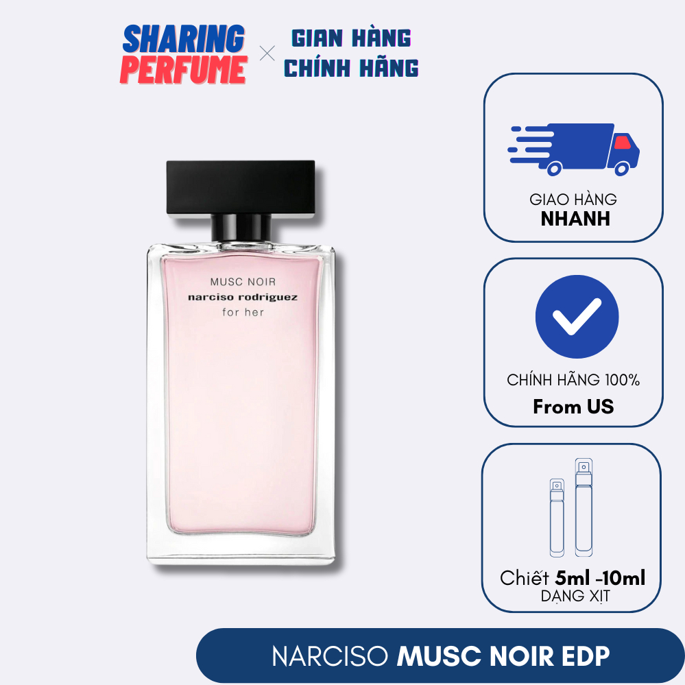 💥Sharingperfume - Nước hoa Narciso Musc Noir (Mẫu thử 10ml)
