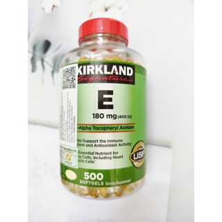 Viên uống bổ sung Vitamin E 400IU Kirkland Signature đẹp da, ngừa lão hóa 500 viên Extaste Official Mall