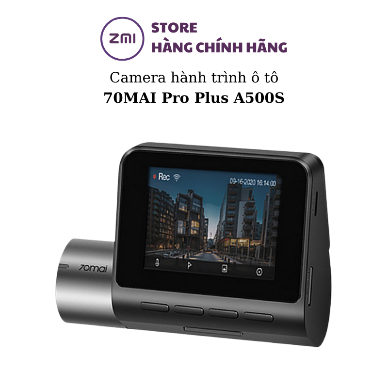 [Bản quốc tế] Camera hành trình ô tô 70MAI Pro Plus A500S tích hợp sẵn GPS - Shop  zmistore