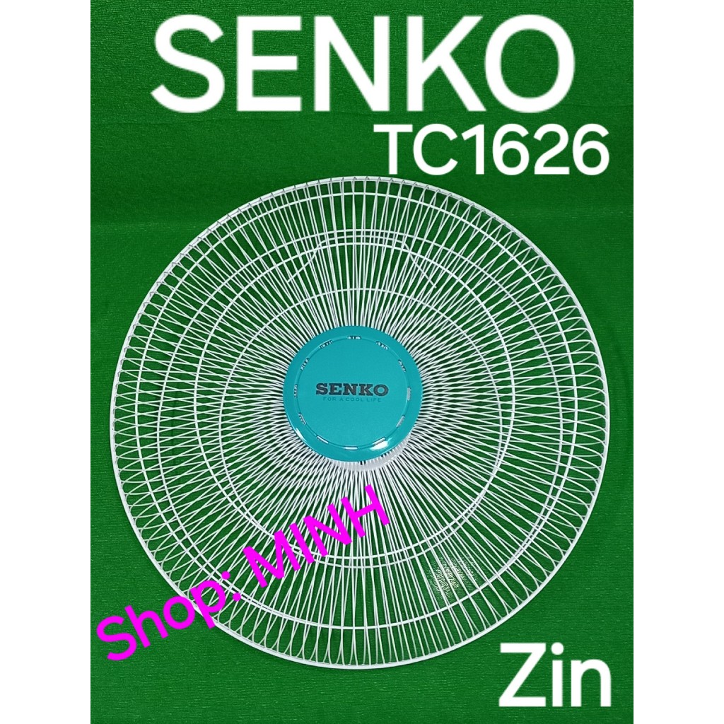 LỒNG quạt Senko TC1626 zin theo máy – 44cm, BỘ LỒNG B4 KÈM MẶT THẢO quạt treo 2 dây B4 Senko TC1626