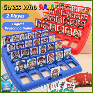  Who is it - Bộ đồ chơi board game đối kháng 2 người bảng đoán nhân vật giúp bé luyện trí nhớ kinh điển thú vị vui nhộn 