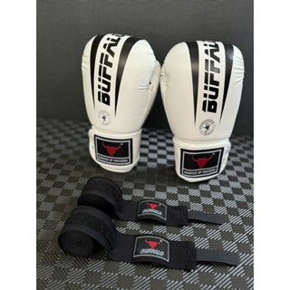 Combo Găng Boxing Buffalo + băng quấn tay theo màu tiện dụng tiết kiệm, Chính Hãng giao hỏa tốc HCM
