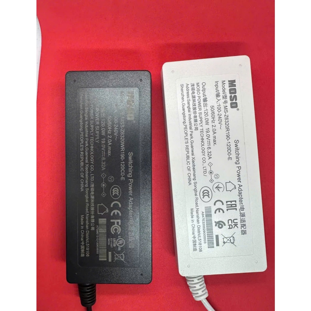 Nguồn điện Moso 19V-6,32A dành cho máy chiếu N9 Flys