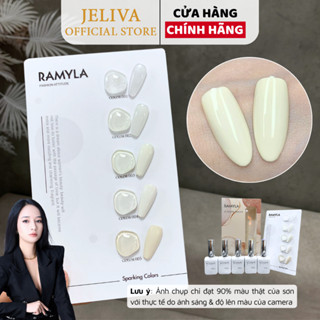Set sơn gel trắng RAMYLA 5 màu Jeliva