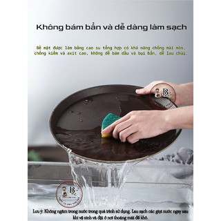 Khay bê chống trơn 28cm tròn, khay bê đồ ăn hàng quán, khay bưng đồ ăn