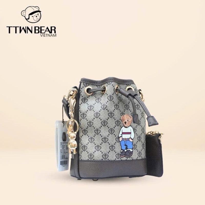 Túi bucket gấu Thái TTWN BEAR Chính hãng