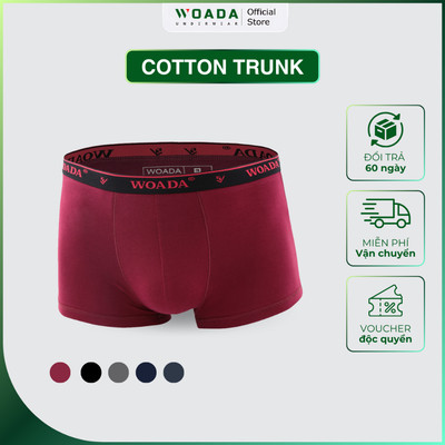 Quần Lót Nam Dáng Trunk Chất Liệu Cotton Thương Hiệu WOADA LK020