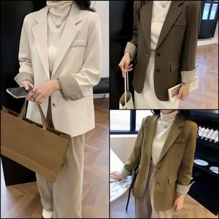 B20 Áo vest, áo blazer nữ phối tay dáng ngắn freesize form suông Hàn chuẩn QC