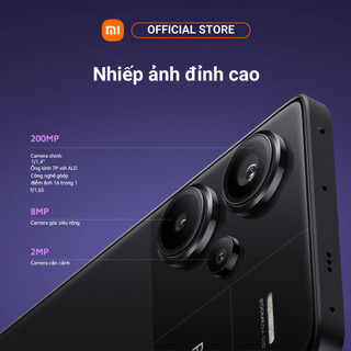 Điện thoại thông minh Redmi Note 13 Pro+ 5G (8+256GB) | Màn hình AMOLED 1.5K 6.67” | MTK D7200-Ultra | Camera 200MP OIS