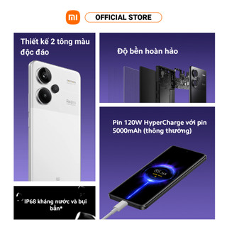 Điện thoại thông minh Redmi Note 13 Pro+ 5G (8+256GB) | Màn hình AMOLED 1.5K 6.67” | MTK D7200-Ultra | Camera 200MP OIS