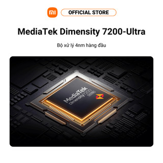 Điện thoại thông minh Redmi Note 13 Pro+ 5G (8+256GB) | Màn hình AMOLED 1.5K 6.67” | MTK D7200-Ultra | Camera 200MP OIS