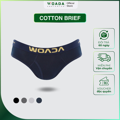 Quần Lót Nam Dáng Brief Chất Liệu Cotton Thương Hiệu WOADA LK009