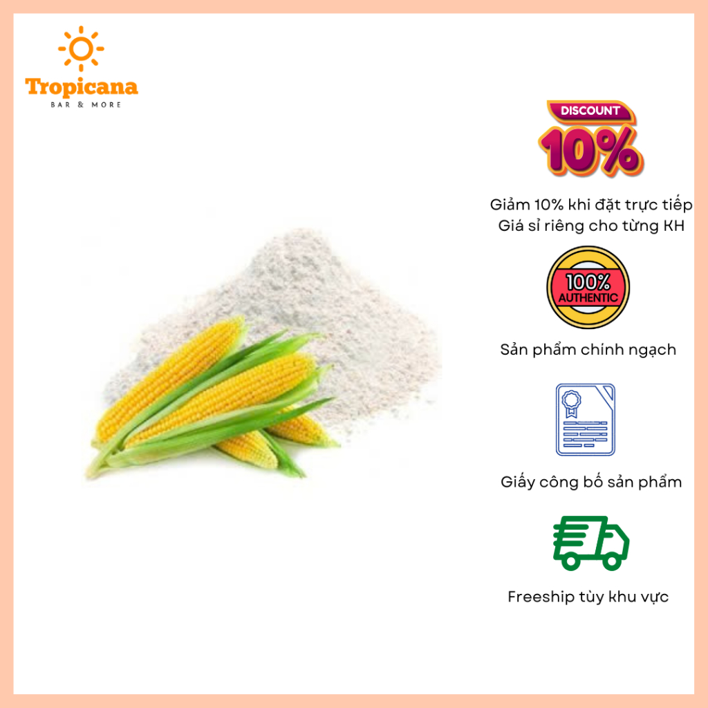 Tinh bột ngô (Bột bắp) - Gói 100gr
