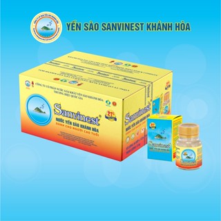[Thùng 60 lọ 21% Yến sào] Nước yến sào Sanvinest Khánh Hòa dành cho người cao tuổi lọ 70ml.