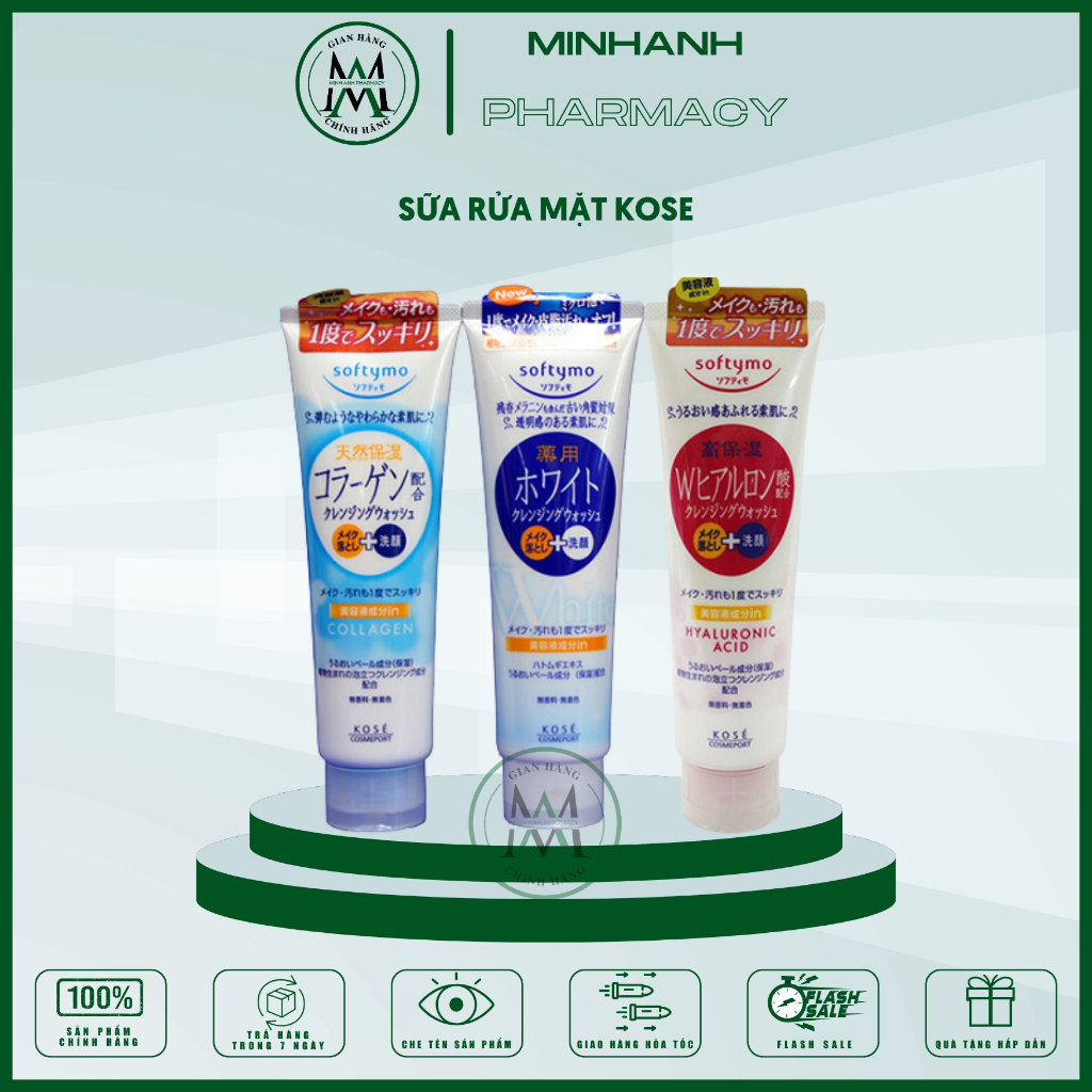 Sữa rửa mặt Kose Softimo Nhật Bản dành cho mọi loại da