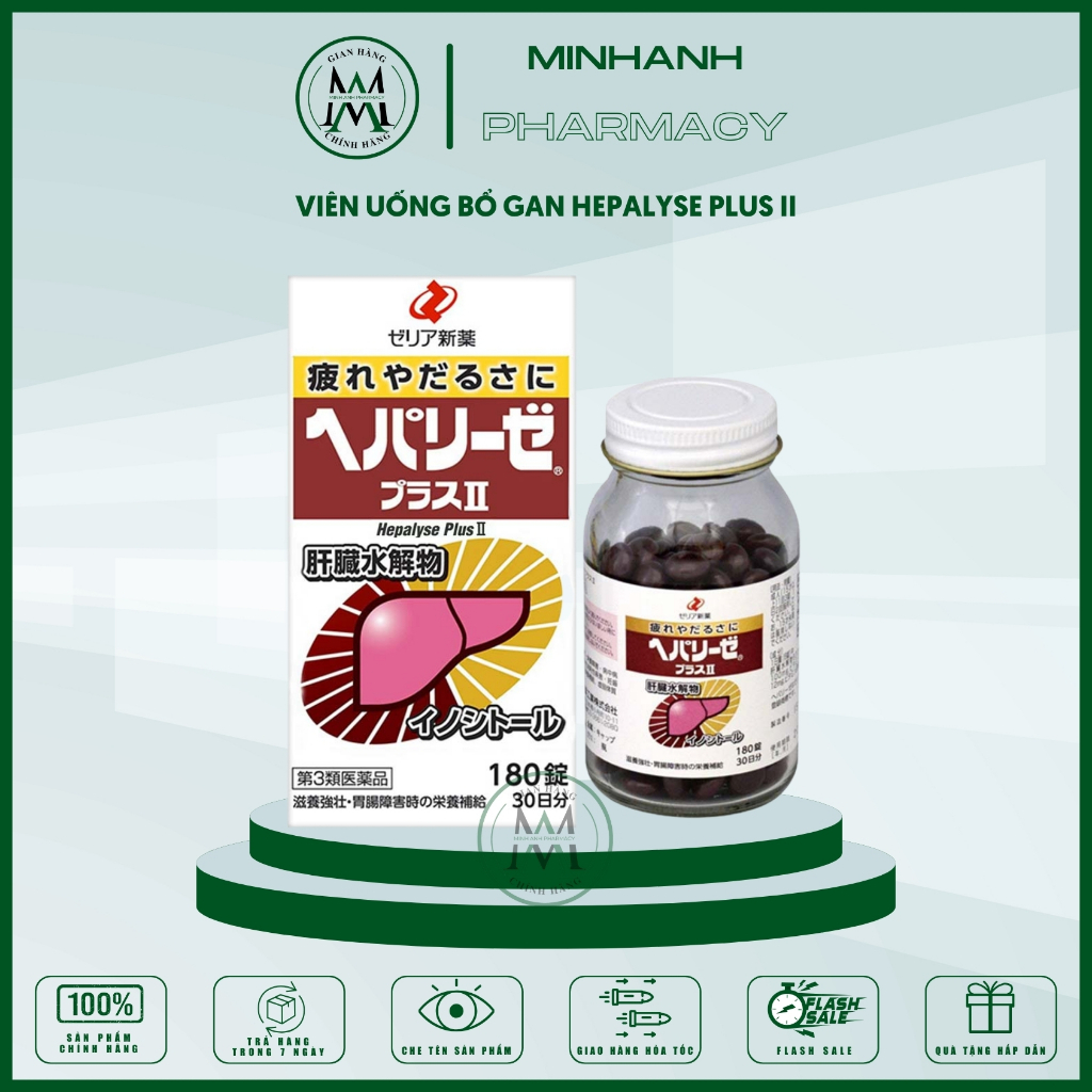 Viên uống bổ gan Hepalyse Bảo vệ tế bào gan thải độc gan làm giảm men gan Tăng cường chức năng gan.