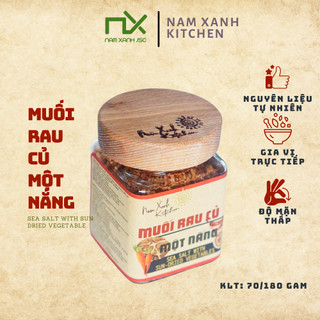 Nam Xanh Muối Rau Củ Một Nắng Sea Salt With Sun And Dried Vegetables 70G (180G)