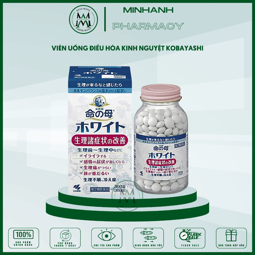 Viên uống điều hòa kinh nguyệt Kobayashi Nhật Bản 100% chính hãng
