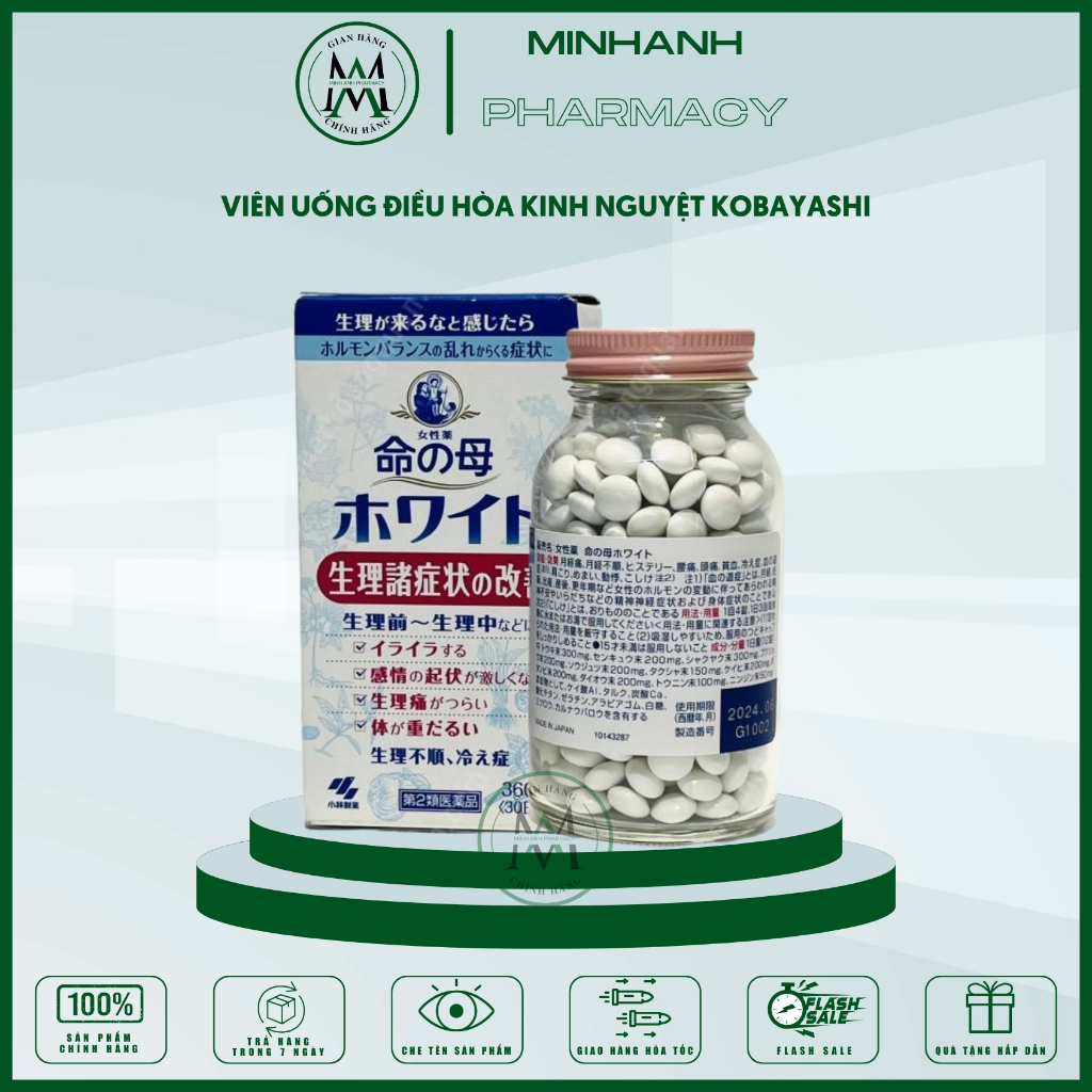 Viên uống điều hòa kinh nguyệt Kobayashi Nhật Bản 100% chính hãng