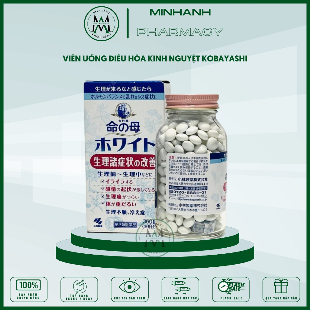 Viên uống điều hòa kinh nguyệt Kobayashi Nhật Bản 100% chính hãng