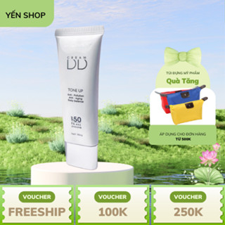 Kem Chống Nắng Nâng Tone Thiên Nhiên Thấm Nhanh An Toàn Cho Mọi Loại Da Khô Dầu PA ++ SPF 50+ 50ml