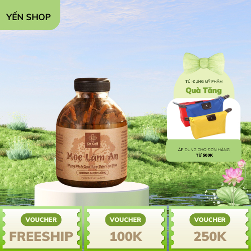 Dầu Xoa Bóp Xương Khớp Mộc Lâm An Giảm Đau Hạ sốt Khí Huyết Lưu Thông 400ml