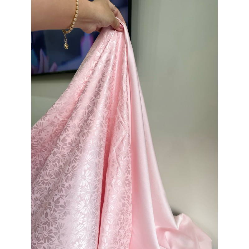bộ gấm hồng xanh
