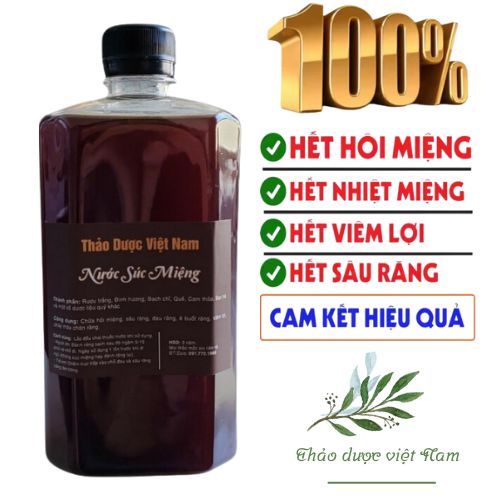 Nước Súc miệng - Hết hôi miệng, Đau răng, Sâu Răng, Viêm lợi
