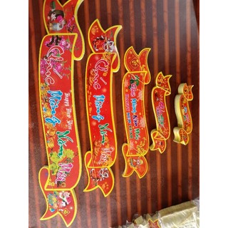 10 nhãn Decal dán chúc mừng năm mới