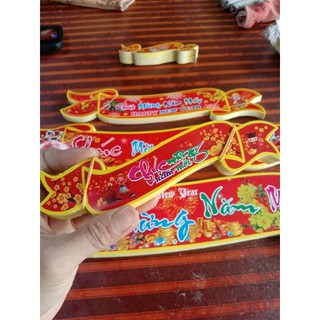10 nhãn Decal dán chúc mừng năm mới
