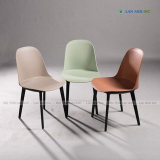 Ghế Ăn, Ghế Cafe Nhựa Đúc Cao Cấp Thiết Kế Italy LAD51