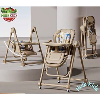 [Hàng Cao Cấp] Ghế ăn dặm đa năng S700 tích hợp Xích Đu cho bé, có chế độ ngả, gấp gọn, bánh xe_Hulk.Kids