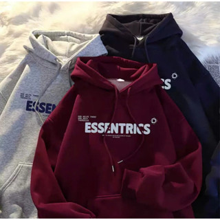  Áo Hoodie Nam Nữ Unisex - Áo Khoác Nỉ Bông Mũ Rộng hình chữ Essentrics Basic Form Rộng Tay Bồng Cao Cấp 