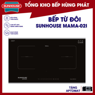 Bếp điện từ đôi sunhouse mama mmb-02i