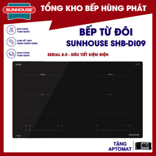 Bếp điện từ đôi Sunhouse SHB DI09 - Công nghệ chuẩn Đức series 8.0 new 2025 - Full tính năng