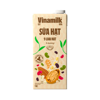 [COMBO 2 HỘP] Vinamilk Sữa Hạt (9 Loại Hạt Super Nut, Đậu Nành Óc Chó, Đậu Nành Không Đường, Đậu Nành Ít Đường) 1L