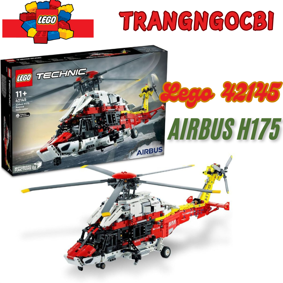 LEGO 42145 Airbus H175 Rescue Helicopter Trực Thăng Cứu Hộ Airbus