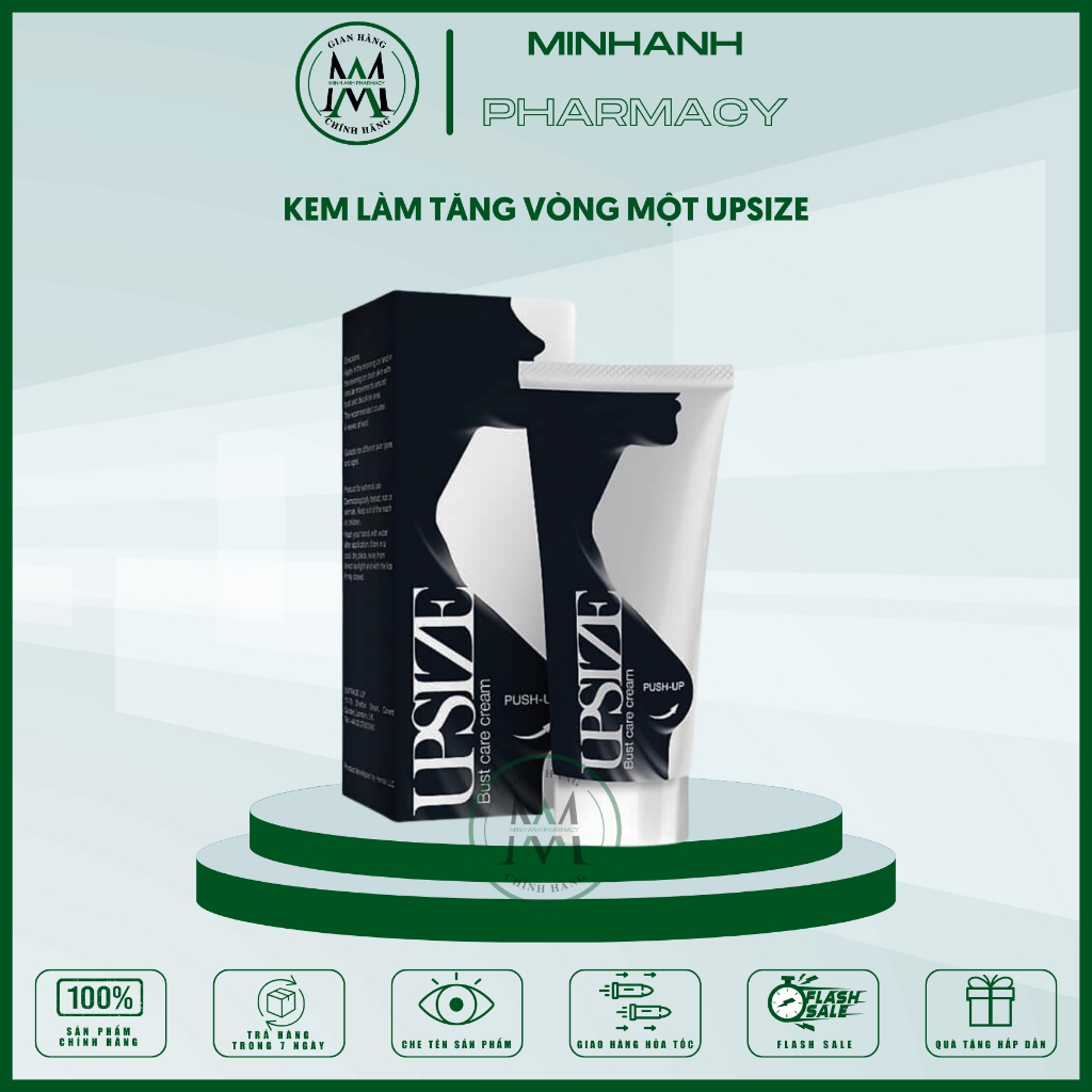 Kem nâng ngực Upsize chính hãng NGA [cam kết tăng 3-5 cm trong 1 liệu trình] - GIÁ TỐT NHẤT