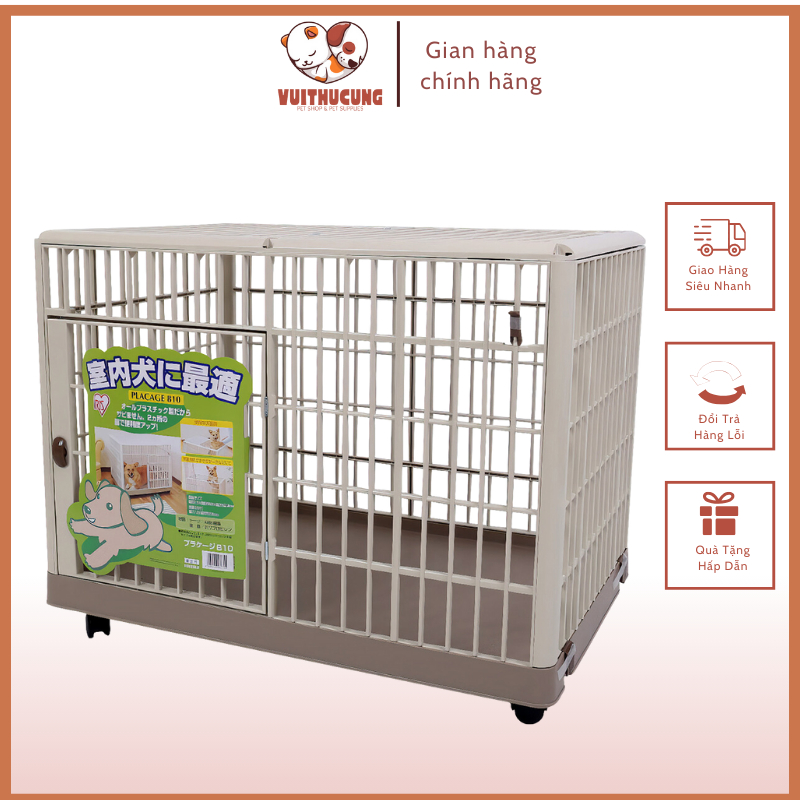 Chuồng Cho Chó Mèo IRIS OHYAMA Bằng Nhựa