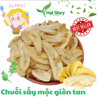  Chuối Sấy Mộc là Không Đường Thơm Ngon An Toàn Túi Zip Bạc 